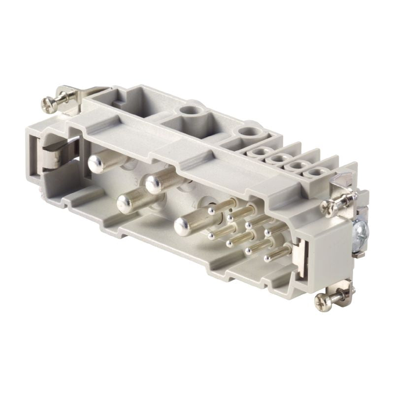 1023260000 - 12-Pole Copper Alloy Male Insert, 400V, 80A, 111mm Depth