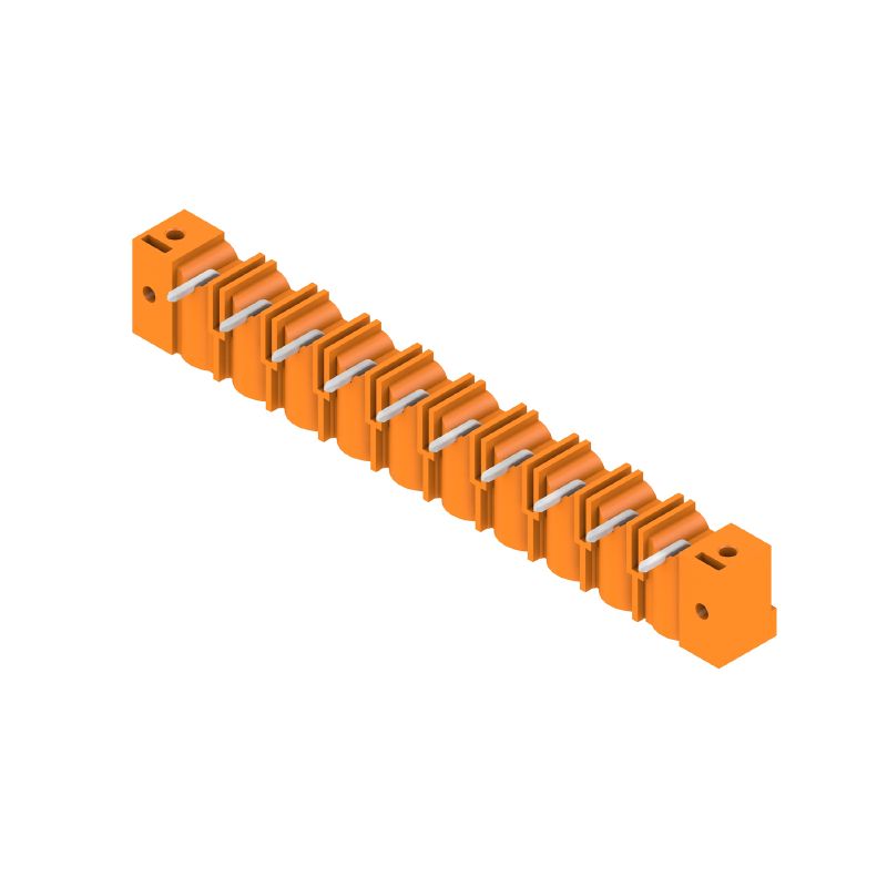 1124380000 - 7.62mm 10-Pole Right Angle PCB Connector with Flange (Pack of 18)