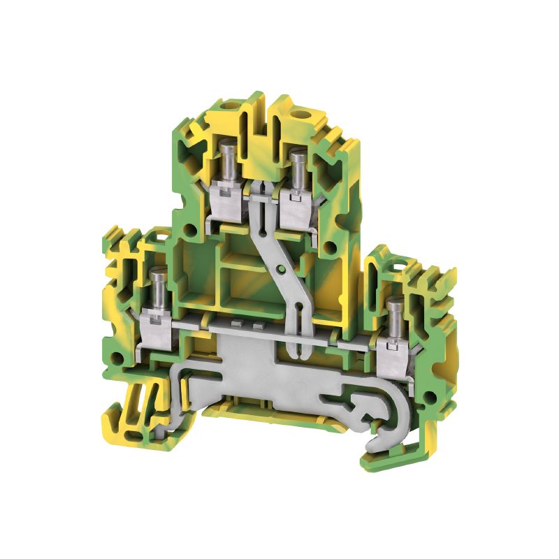 1041920000 - 4-Level PE Terminal, 800V, Green/Yellow, Screw Connections (Pack of 50)