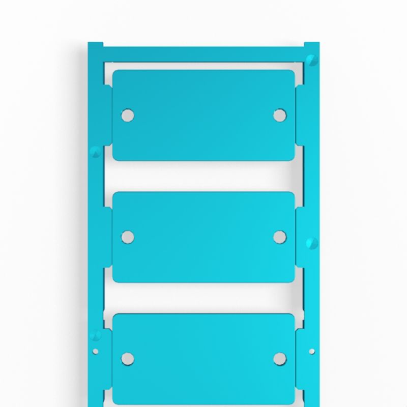 1158840000 - Blue 30x60mm ClipCard Marker with Hole (30 Pack) (Pack of 30)