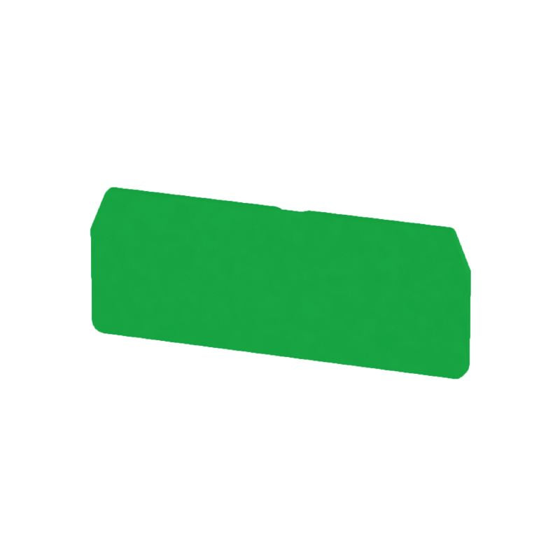 1683840000 - Green Wemid Z-Series End & Partition Plates for Direct Mounting (Pack of 50)