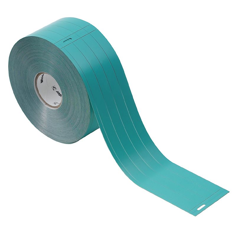 1161710000 - Turquoise 251mm Polypropylene Device Markers Roll of 500