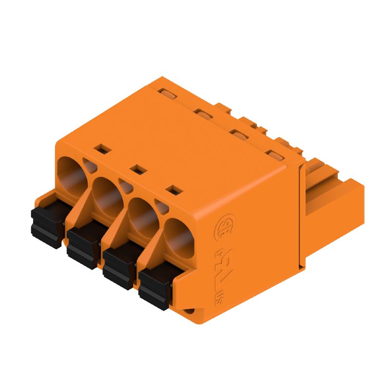 1013710000 - 5.08mm 4-Pole Female PCB Connector, 180° Angle (Pack of 90)
