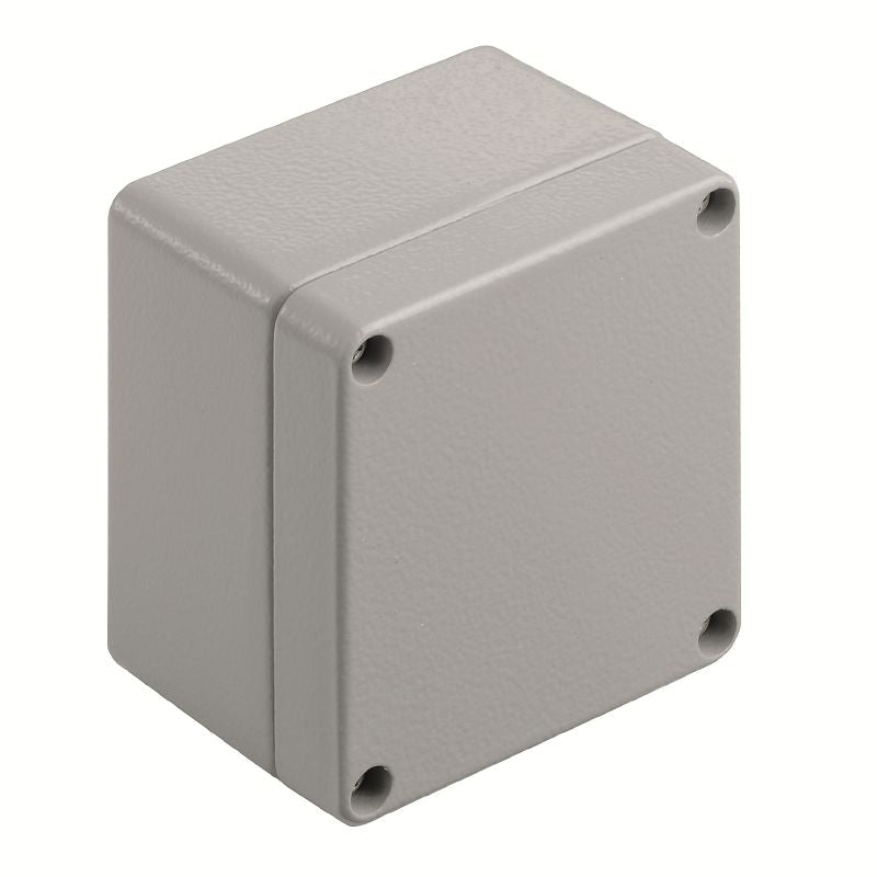 1329640000 - Durable 80mm Aluminium Enclosure in Silver Grey Finish