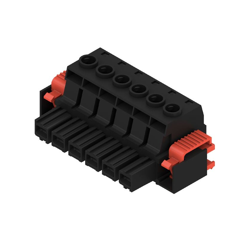 1924660000 - 10.16mm 6-Pole PCB Plug-In Connector with Clamping Yoke (Pack of 12)
