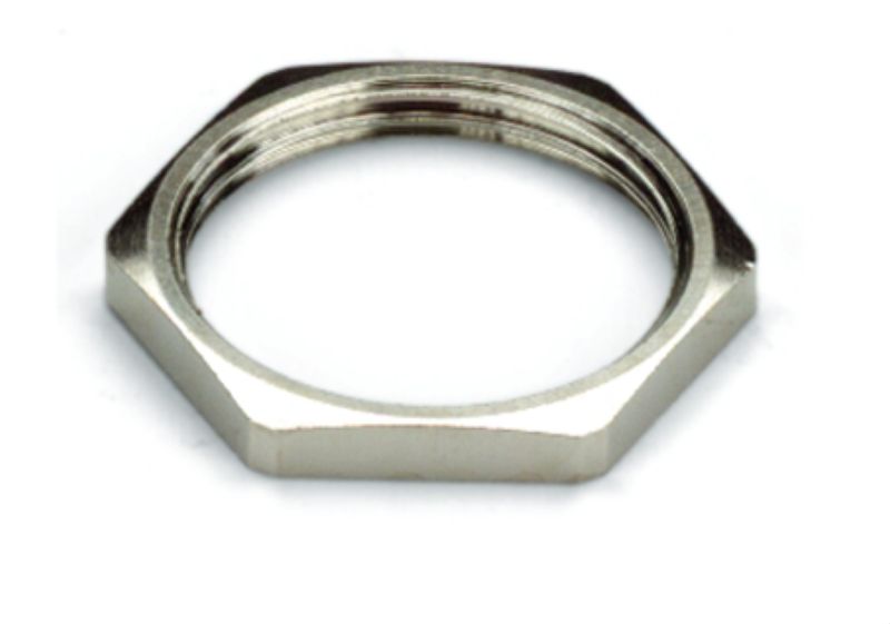 1185730000 - M50 Locknut 5.3mm Thread, Stainless Steel 1.4404 (Pack of 30)