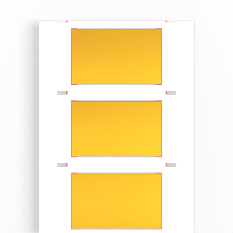 2437780000 - Yellow Cable Marker, 6.4 to 19.1 mm, RoHS Compliant (Pack of 400)