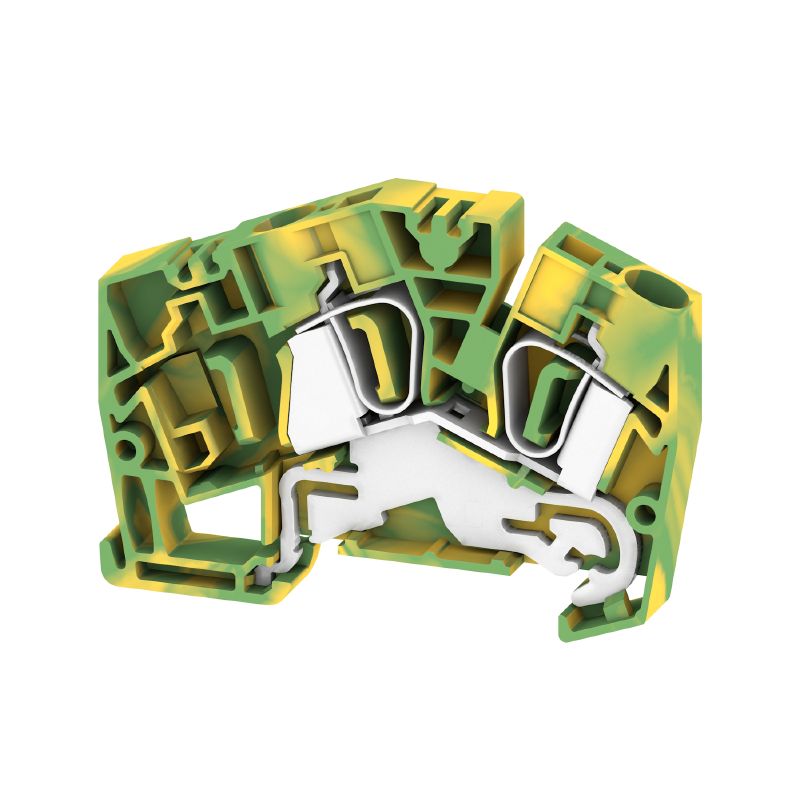 1771370000 - Green/Yellow PE Terminal 6 mm² with Tension-Clamp Connection (Pack of 50)