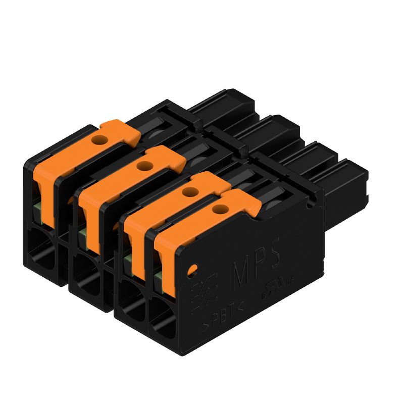 8000078344 - 7.50mm Female PCB Connector, 4 Poles, 34.6A Capacity (Pack of 72)