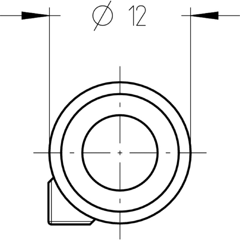 2453555000 - 50m Cat 5e Cable, 100 MBit/s, Male & Female Connectors