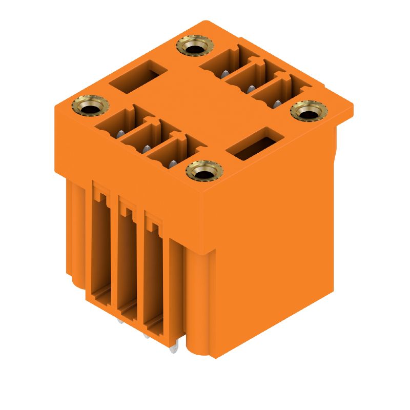 1030450000 - 6-Pole Orange PCB Connector, 3.81mm Pitch, 180° Orientation (Pack of 52)