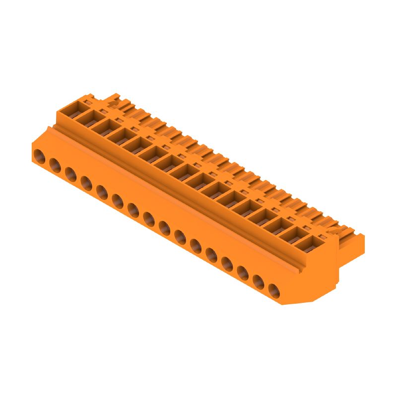 1948150000 - 5.08mm 16-Pole Female PCB Connector with Clamping Yoke (Pack of 18)