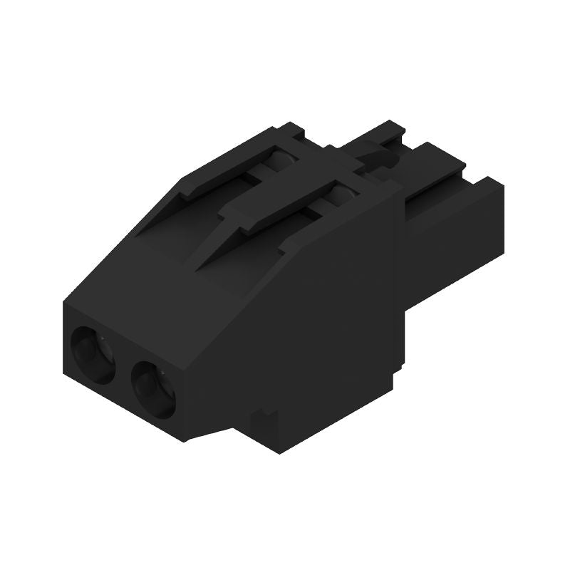 1949020000 - 5.08mm PCB Female Connector with 270° Outlet, 2 Poles (Pack of 180)