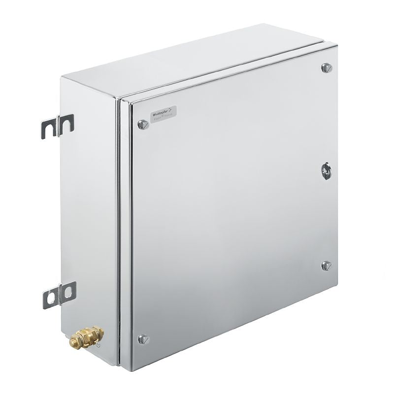 8000108835 - 350mm Stainless Steel Terminal Box with Multi-Hinge Closure