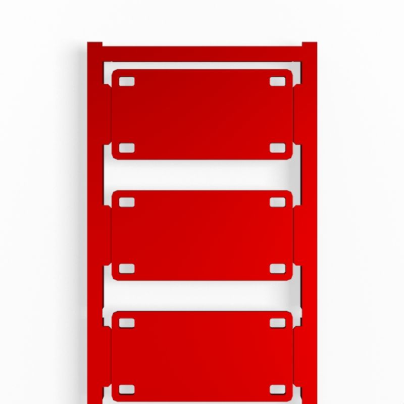 1369550000 - Red SlimFix X Cable Markers 60mm x 30mm for 7-40mm Conductors (Pack of 30)