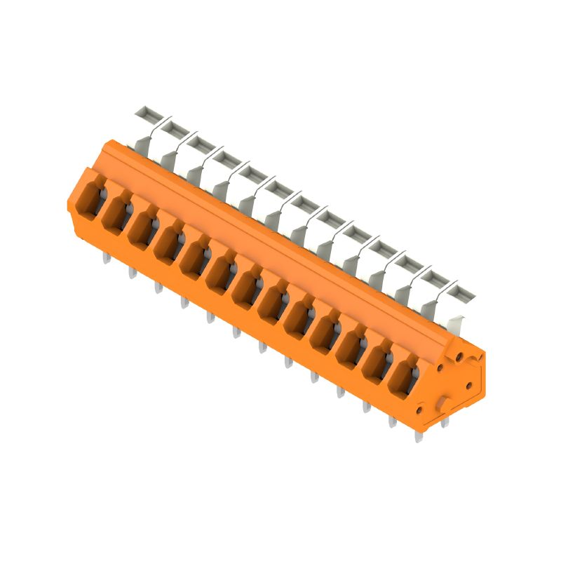 1958320000 - 5mm Pitch PCB Terminal, 13 Poles at 135° with Tension Clamp (Pack of 50)