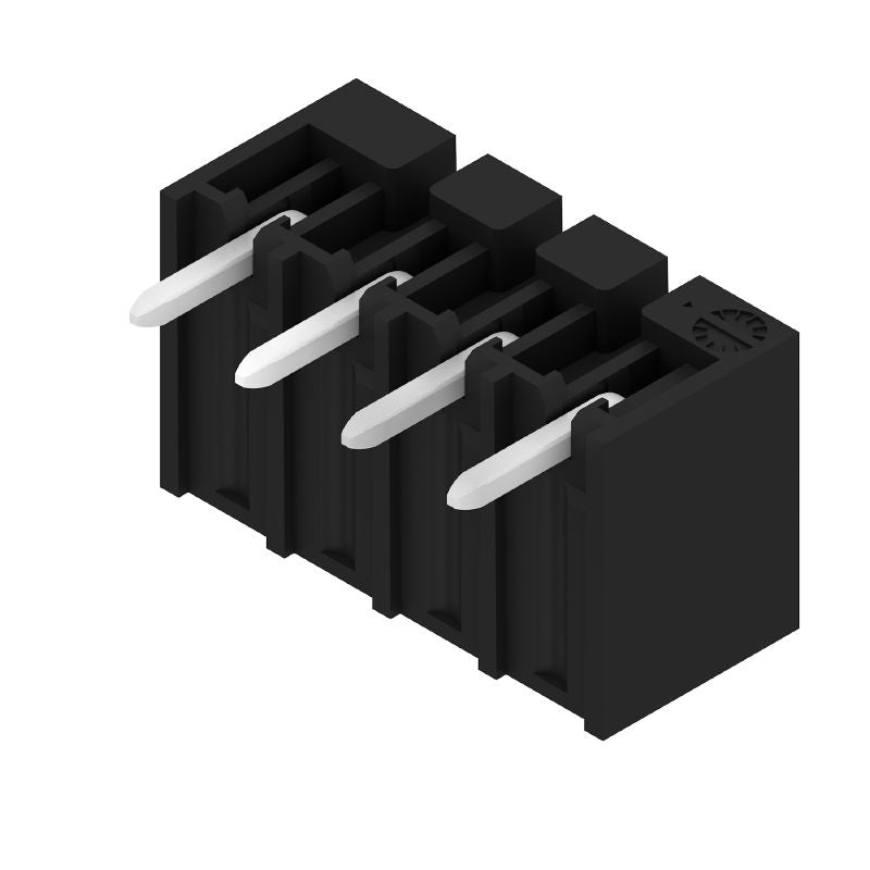 1862860000 - 4-Pole 3.81mm PCB Connector, Male Header, 90° Angle (Pack of 400)