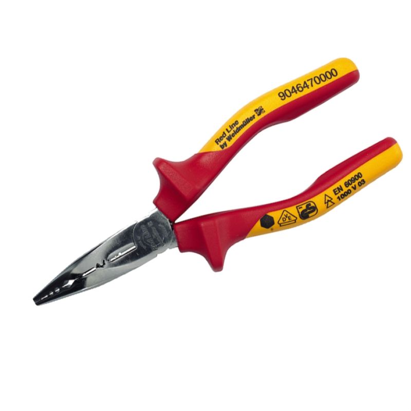 9046470000 - Insulated 1.6mm VDE Multi-Purpose Pliers with Crimping Function