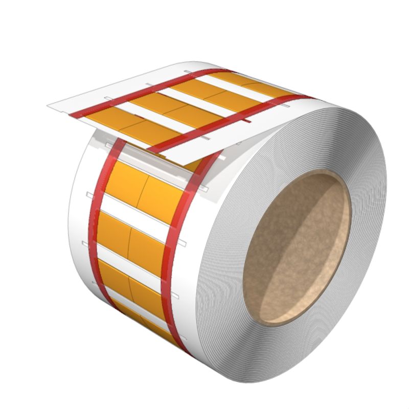 1962000000 - Yellow Cable Markers for 5.8-8mm Diameter, 25.4x16mm (Pack of 4000)