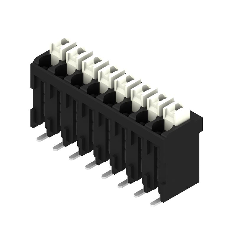 1250430000 - 3.50mm 8-Pole Terminal, Push In Connection, Black (Pack of 180)