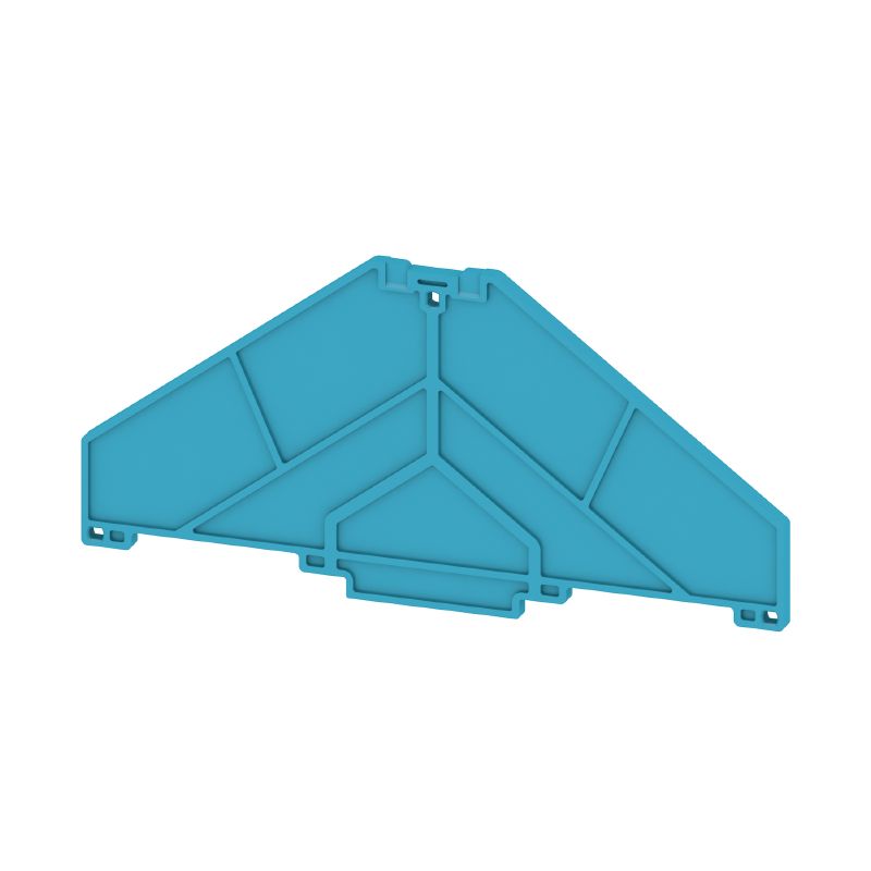 1268000000 - 58.5mm Blue End Plate for P-Series Applications (Pack of 10)