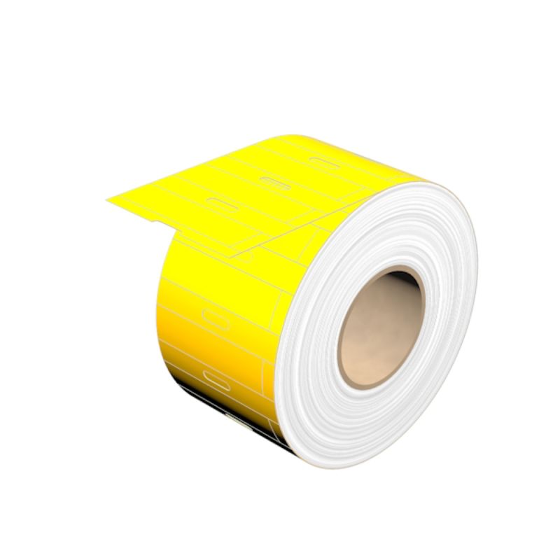 1161810000 - Yellow 50x12.5mm Device Marker for Siemens, RoHS Compliant