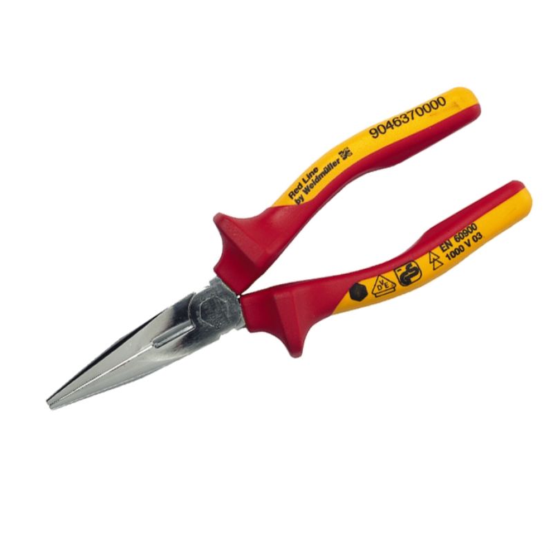9046370000 - 160mm VDE Insulated Long-Nose Pliers with Cutter