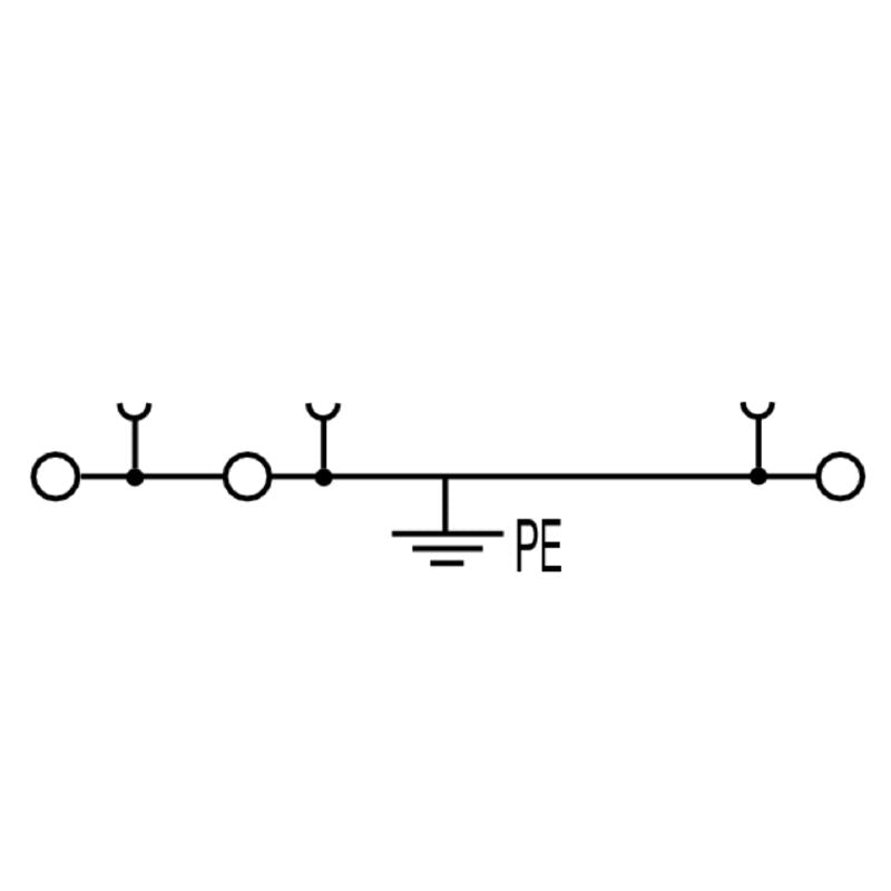1771360000 - UL-Certified Tension-Clamp PE Terminal, 6 mm², 49.19mm Depth (Pack of 50)