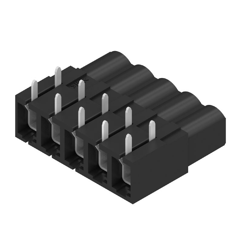 2566620000 - 5-Pole 5.08mm PCB Connector, 90-Degree THT, Black (Pack of 72)