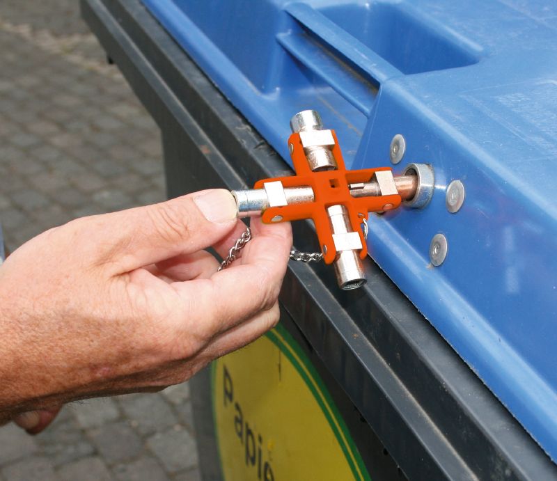 1480180000 - Universal 95mm Cross Key for Electrical Cabinets