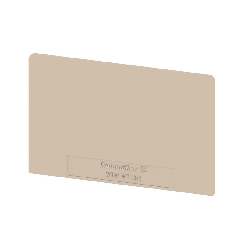 1068400000 - 65mm Dark Beige Partition Plate for Intermediate Applications (Pack of 20)