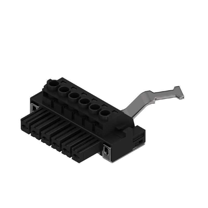 1933500000 - 7.62mm Female Connector, 6-Pole, 180° Clamping Yoke (Pack of 25)