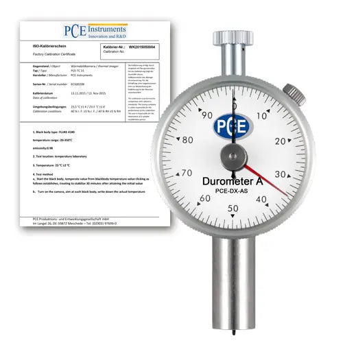 PCE-DX-AS - Shore A Durometer with 360º Dial for Accurate Hardness Measurement