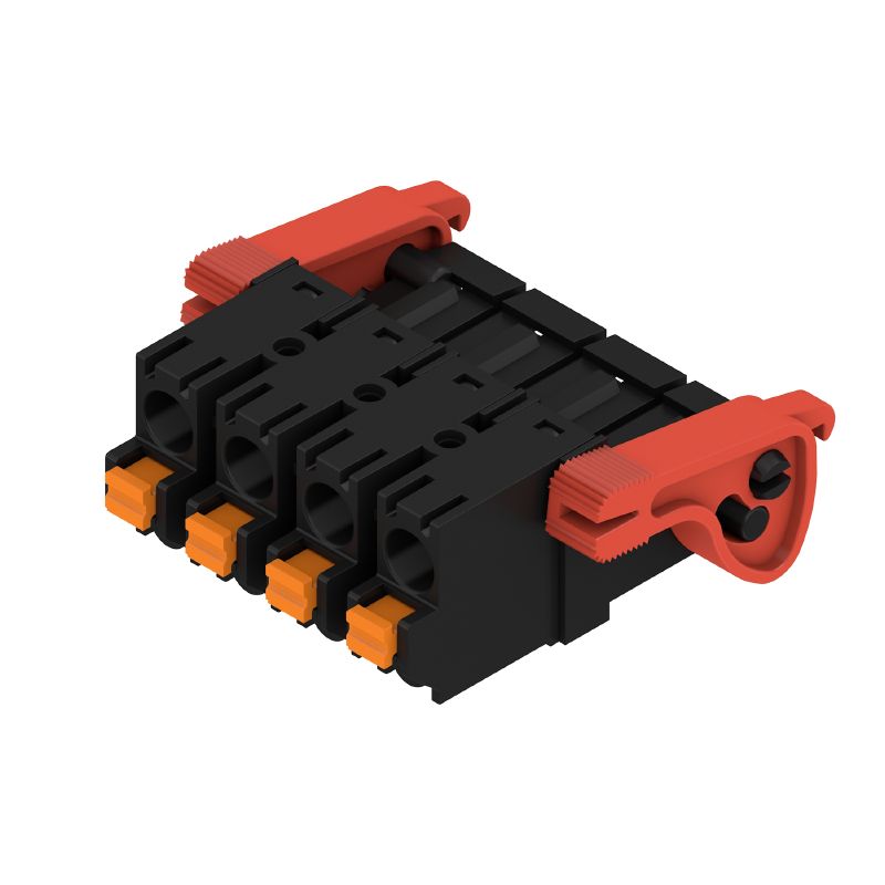 1043770000 - 4-Pole 180° Plug In Connector with 7.62mm Pitch (Pack of 42)