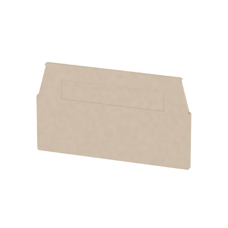 1074600000 - Dark Beige Wemid End Plate, 60.3mm Height, RoHS Compliant (Pack of 20)