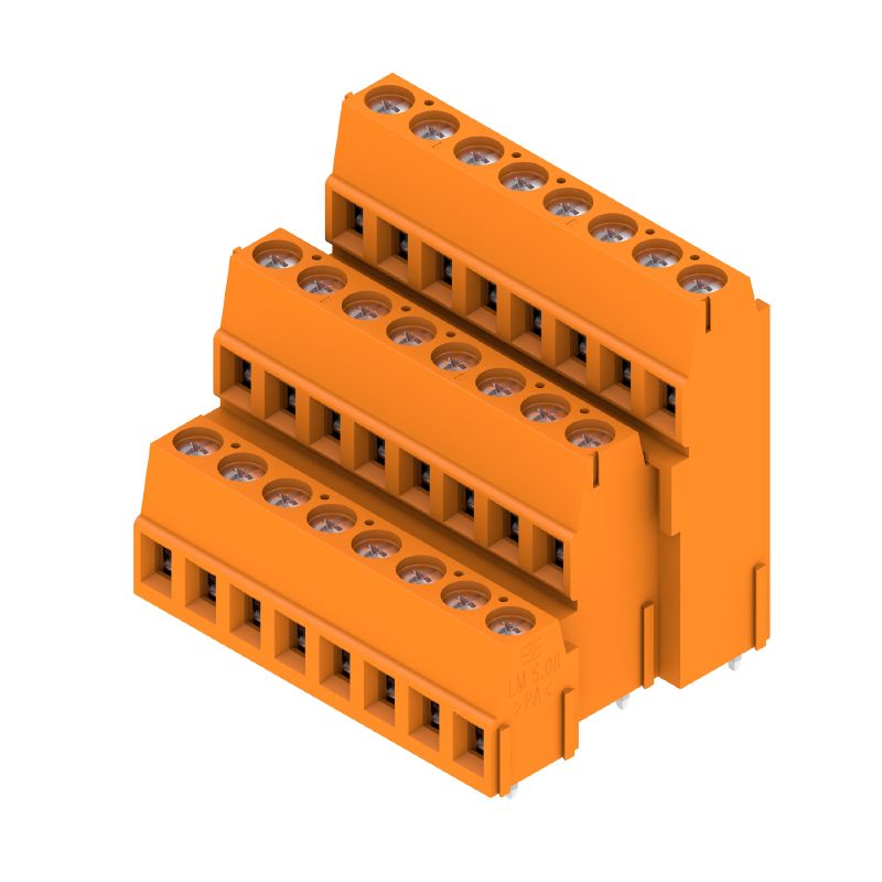 1769680000 - 5.08mm 24-Pole 90° PCB Terminal, 3.5mm Pin, Orange (Pack of 20)