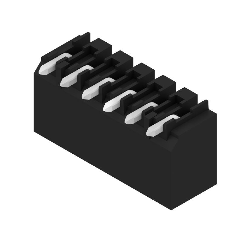 1761582001 - 3.50mm Male PCB Connector, 6 Poles, 90° Angle, Tinned Finish (Pack of 50)