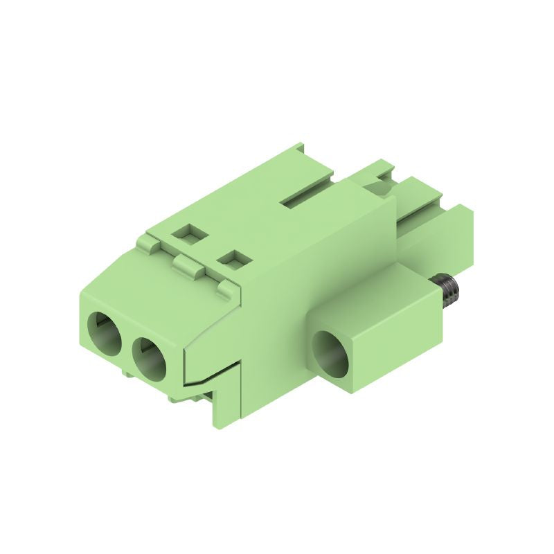 1475770000 - 5.08mm Female PCB Connector, 2 Poles, 180-Degree Angle (Pack of 90)