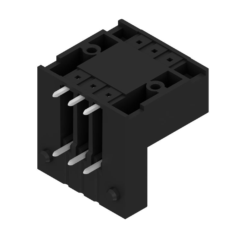 1033980000 - 6-Pole 3.81mm Angle PCB Connector for THT/THR Soldering (Pack of 50)