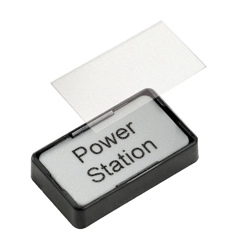 1934450000 - 30x60mm Transparent Self-Adhesive ClipCard Accessory (Pack of 10)