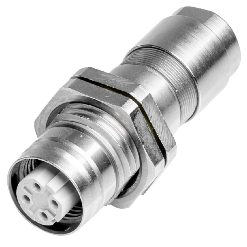 2664780000 - M12 Female Connector for 4 Poles, 4-9mm Cable Diameter