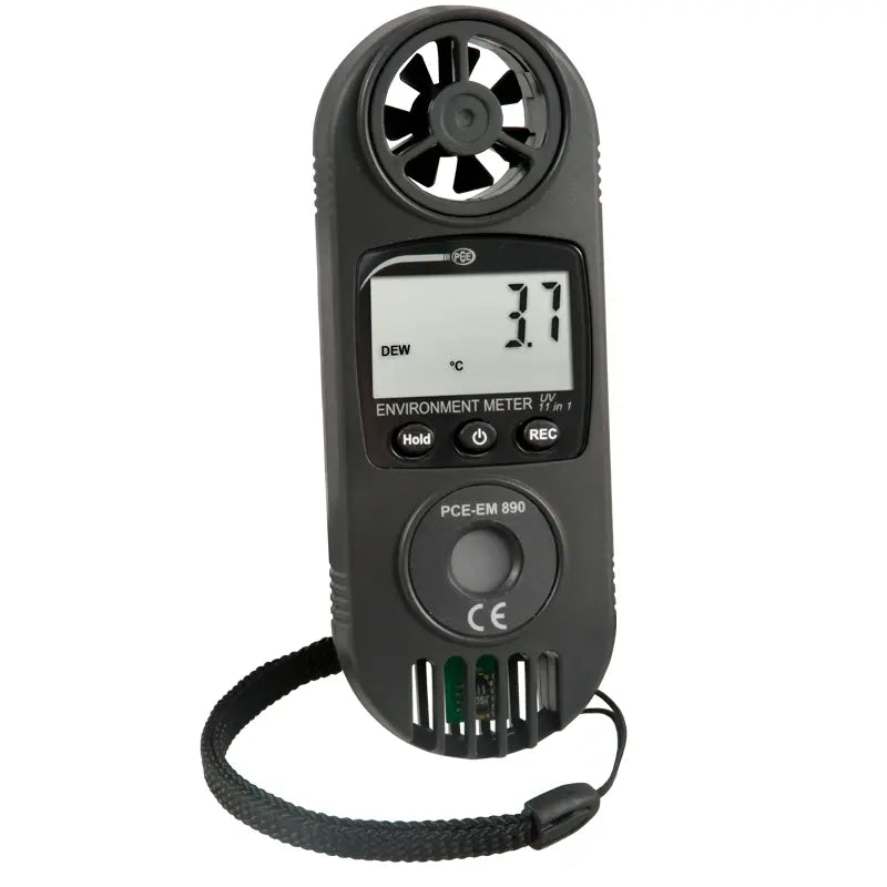 PCE-EM 890 - Compact Anemometer for Wind Speed, Humidity & Temperature Measurements