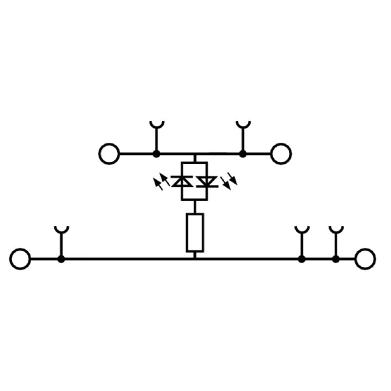 2704410000 - Dark Beige PUSH IN Terminal Block for 2.5mm² Wiring (Pack of 50)