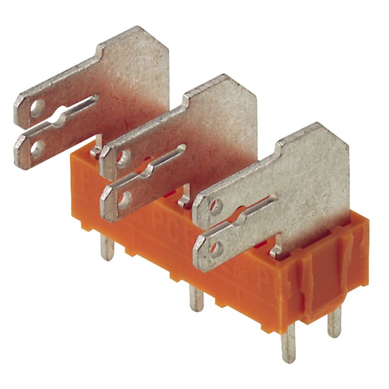 9511770000 - 10mm PCB Terminal, 9 Poles, 3.5mm Solder Pin, Orange Finish (Pack of 50)