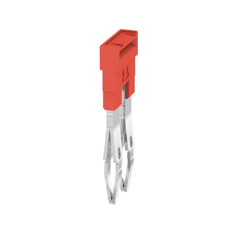 1985650000 - 5.5mm Red Cross-Connector, 17.5A, 2 Poles, Insulated (Pack of 60)
