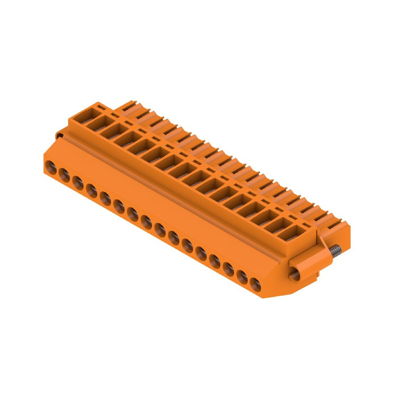 1293890000 - 3.50mm 16-Pole PCB Female Connector with Clamping Yoke (Pack of 30)