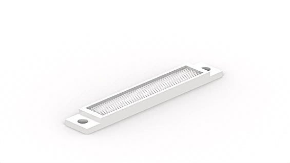 RE6210BM - Durable IP67 Reflector 62 × 10 × 3.7 mm with Mounting Holes
