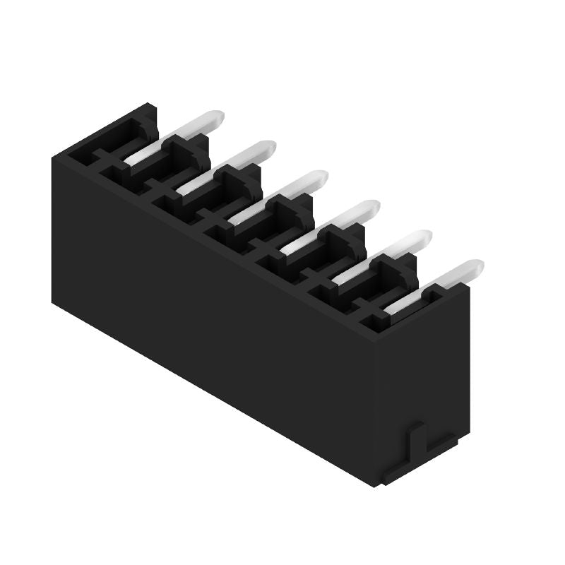 1037920000 - 6-Pole PCB Male Header Connector with 270° Elbow Design (Pack of 50)