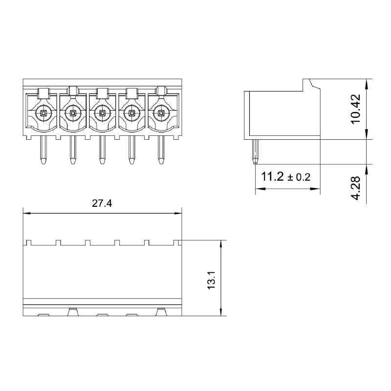 1068940000 - 5-Pole 24V PROFINET Connector, 16A, RoHS Compliant (Pack of 100)