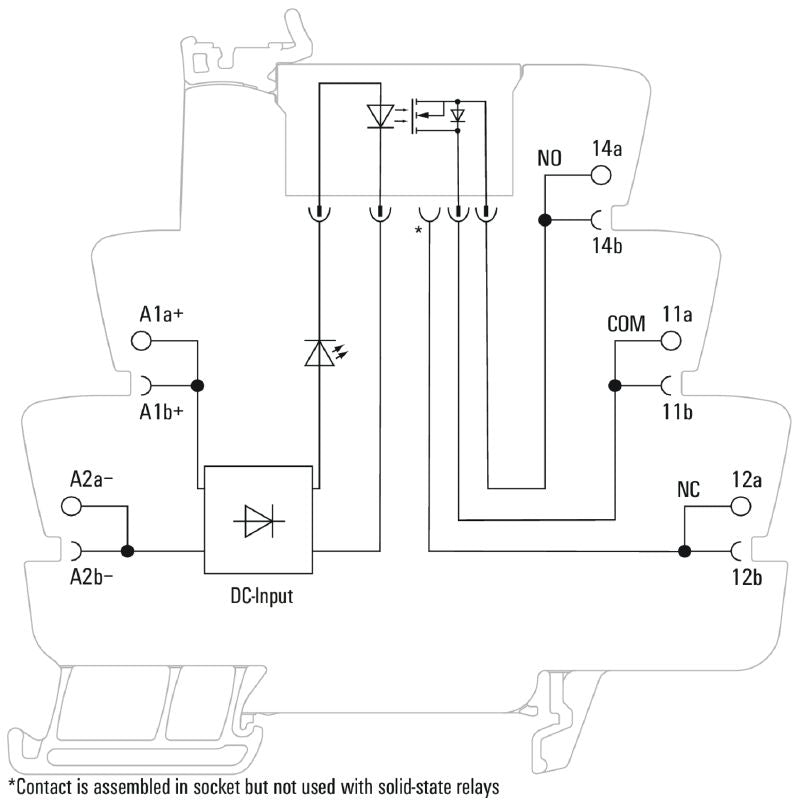 1127280000 - 12VDC Solid-State Relay with LED, 2A Capacity (Pack of 10)